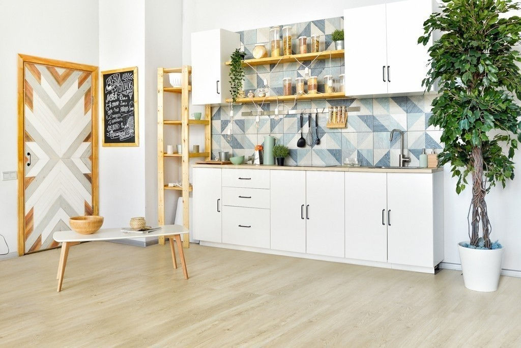 Замковая ПВХ плитка Секвойя Медовая  (1219*184*3,2мм) — купить в Сочи