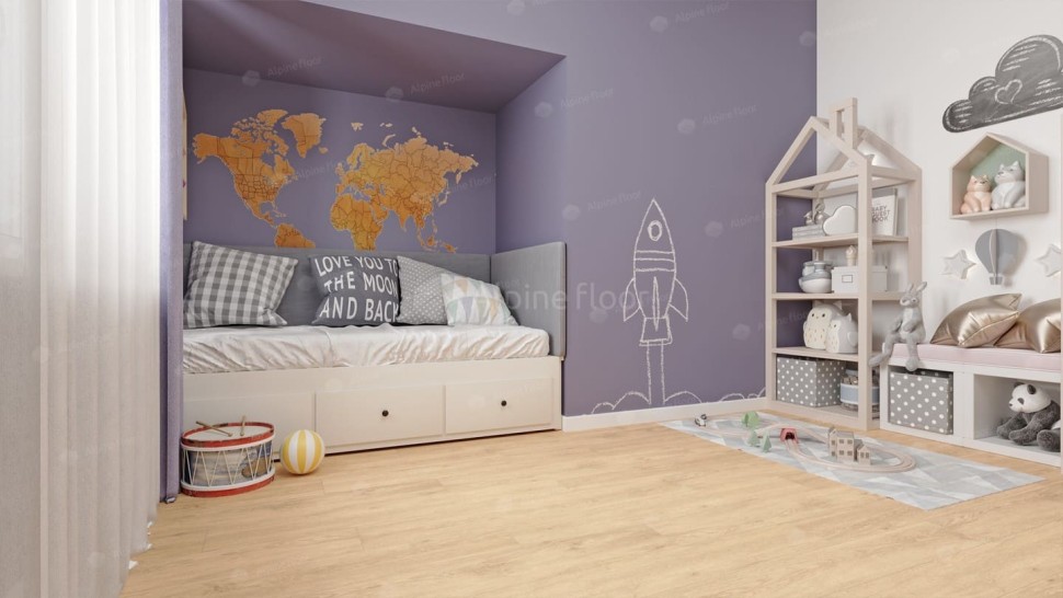 Виниловый ламинат "Alpine Floor" Classic Light MC Дуб Ваниль Селект (1220*183*3,5 мм) — купить в Сочи