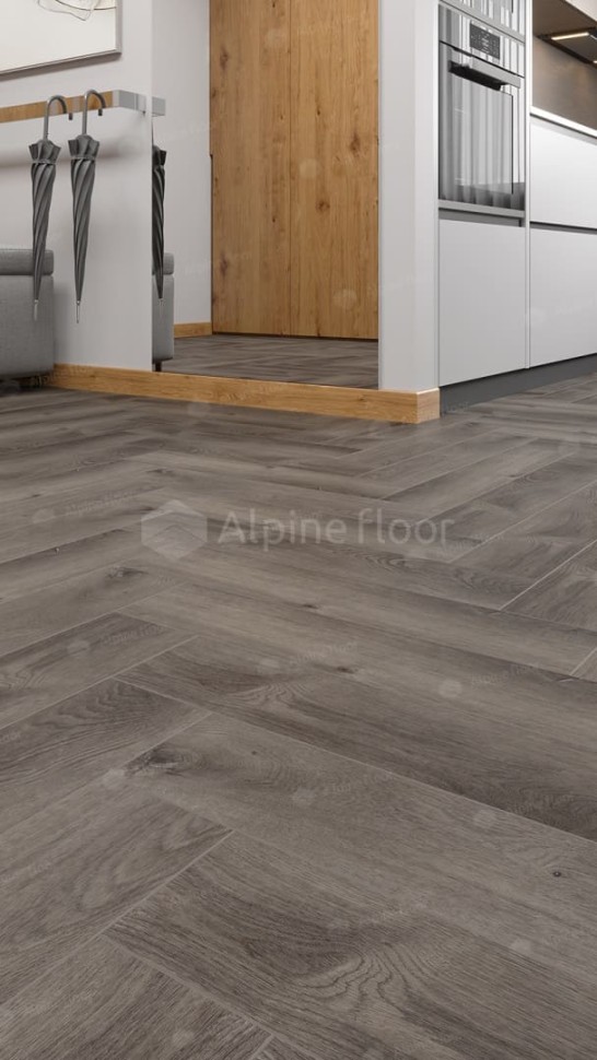 Виниловая плитка "Alpine Floor" Parquet LVT Дуб Мерга (590*118*2,5 мм) — купить в Сочи