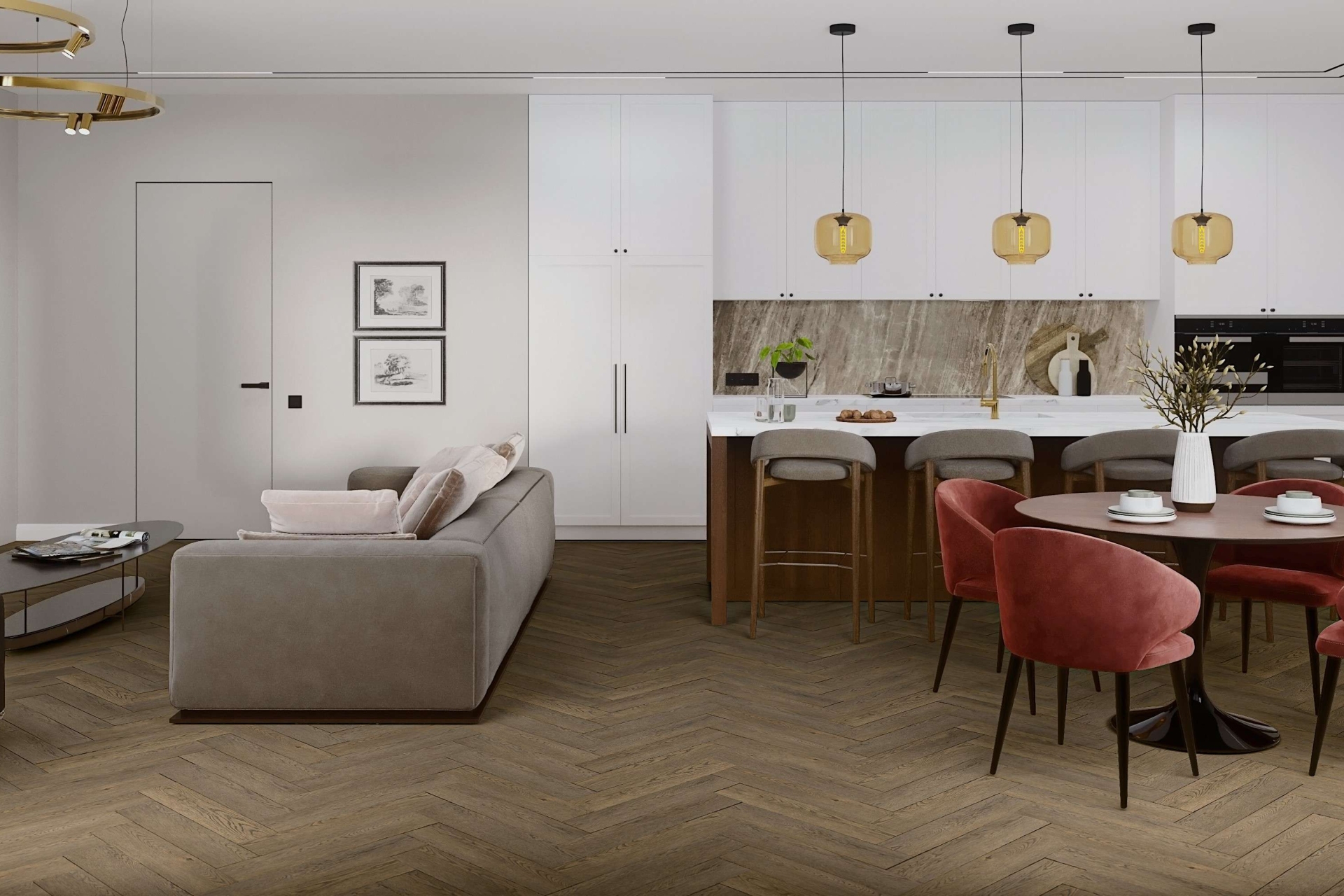 SPC ламинат «Damy Floor» Ноттингем (615*123*4 мм) — купить в Сочи