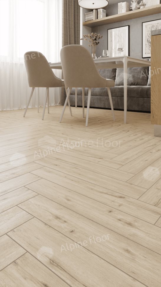 Ламинат "Alpine Floor" Herringbone 12 PRO Дуб Лион (606*101*12 мм) — купить в Сочи