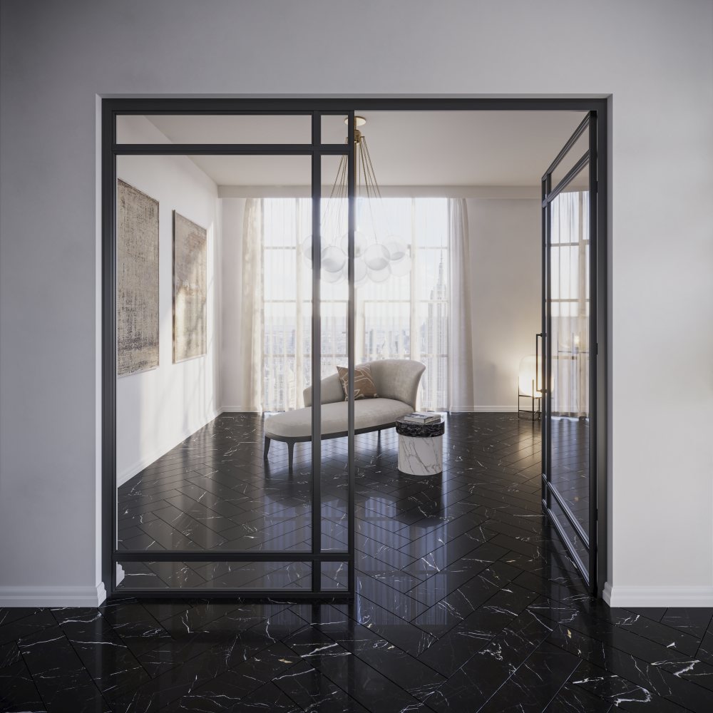 SPC ламинат "Invictus" Black Marble Noir (743*145*5мм) — купить в Сочи