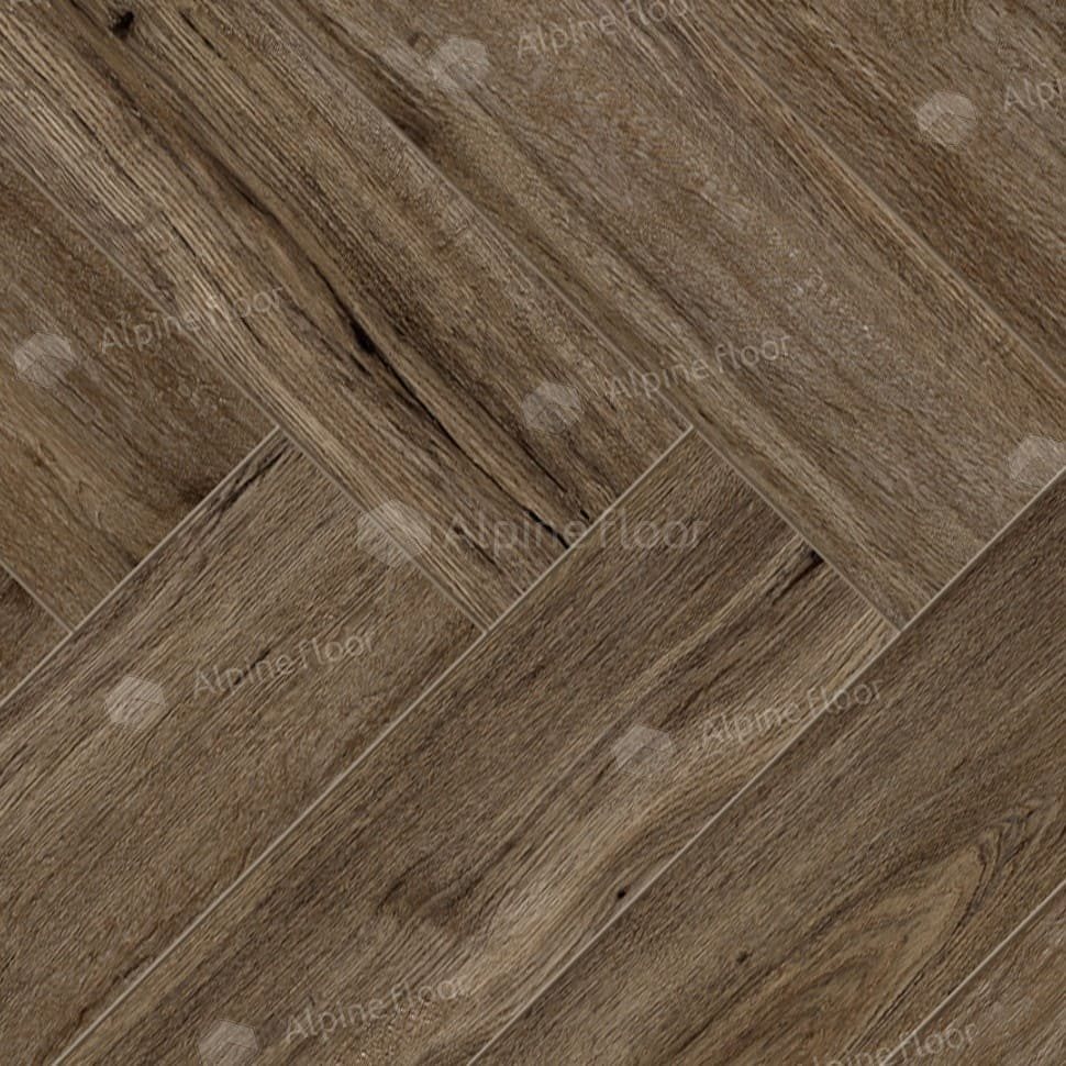 Ламинат "Alpine Floor" Herringbone Дуб Бордо (606*101*8 мм) — купить в Сочи
