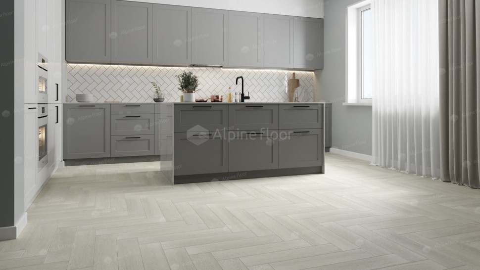 Виниловая плитка "Alpine Floor" Parquet LVT Зимний Лес (590*118*2,5 мм) — купить в Сочи