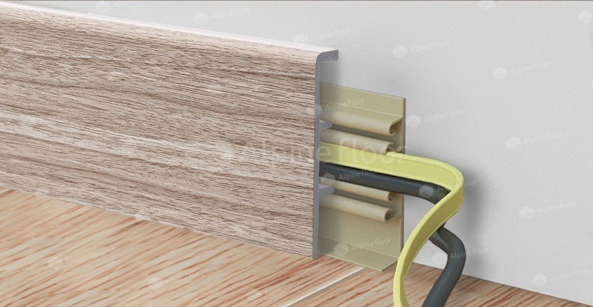 Напольный плинтус Rico Concept 80 Кипарис альпийский (2200*20*80 мм) — купить в Сочи