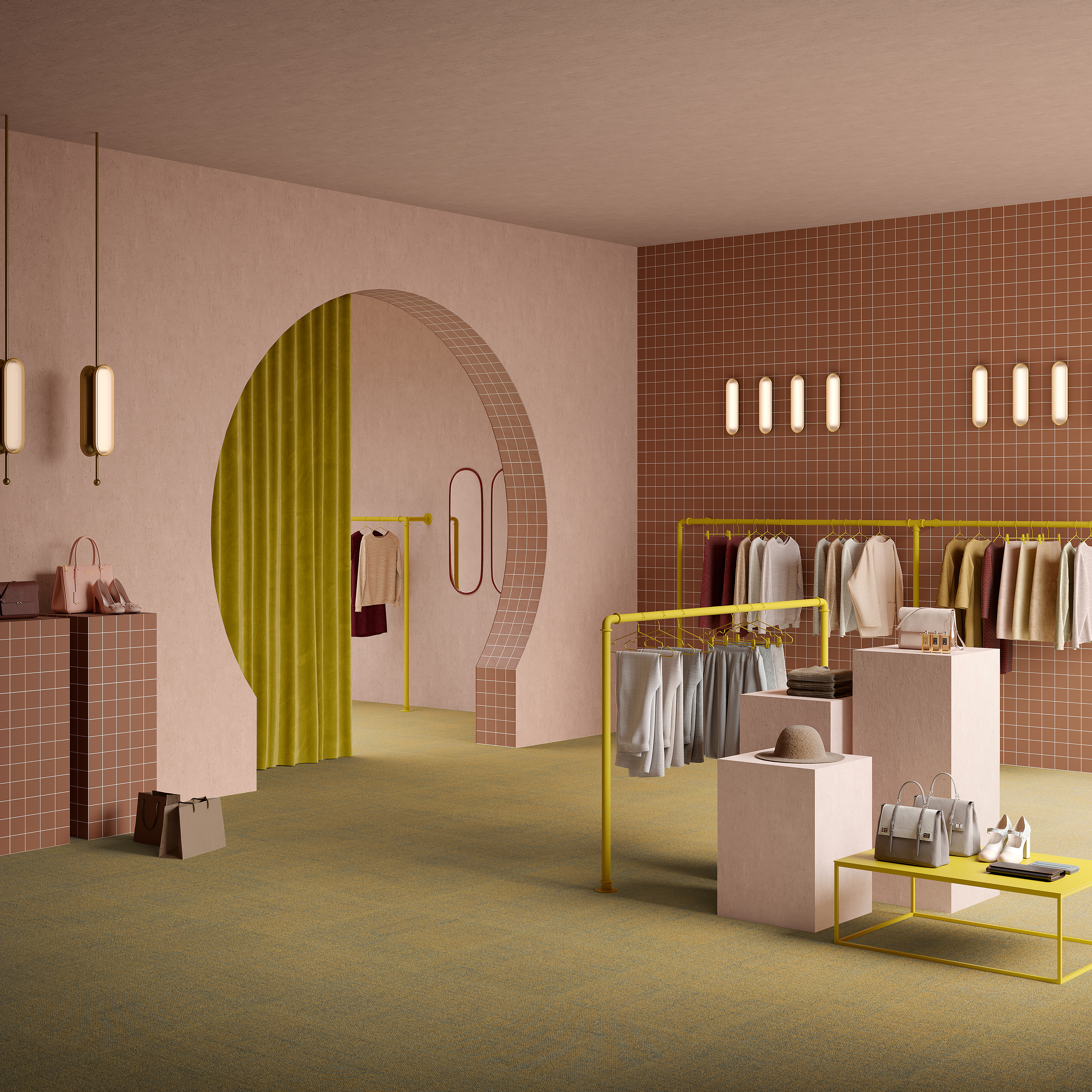 Ковровая плитка Mantra Tile 29 (500*500*6 мм) — купить в Сочи