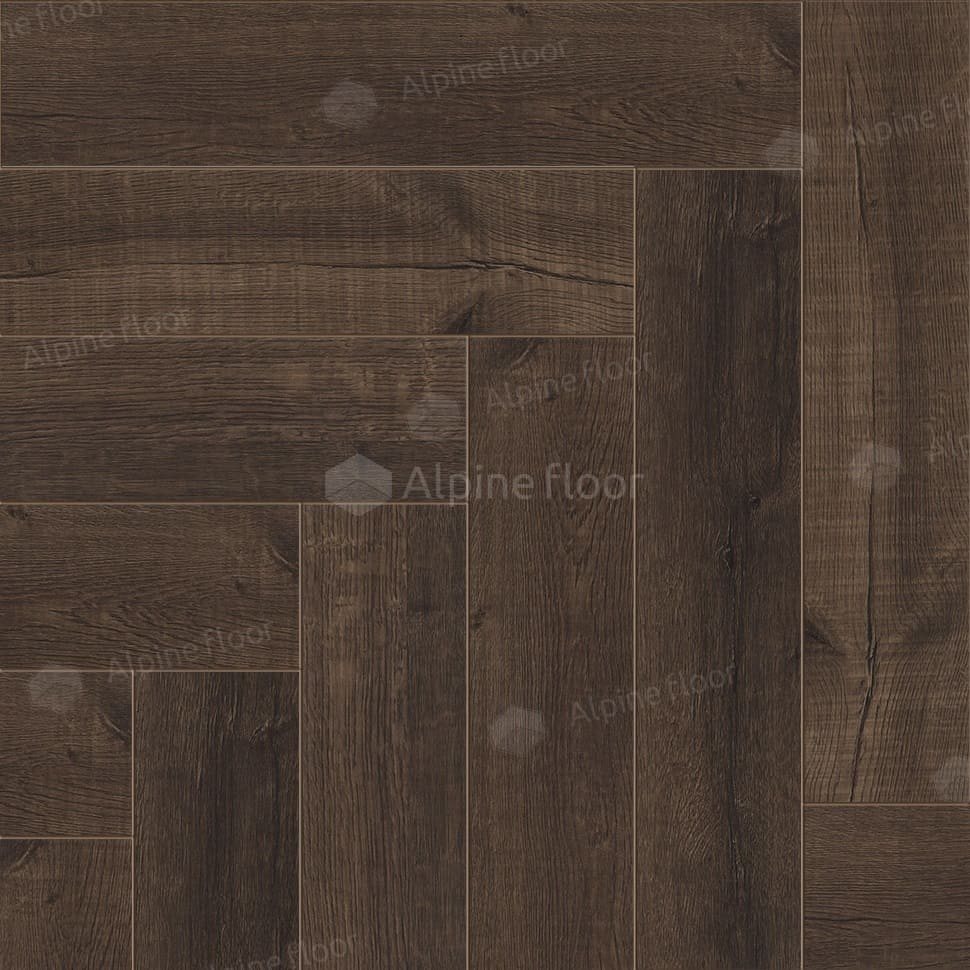 Виниловая плитка "Alpine Floor" Parquet LVT Дуб Альферац (590*118*2,5 мм) — купить в Сочи