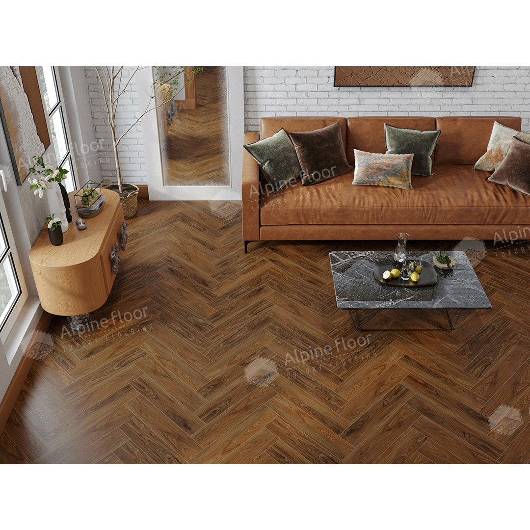 SPC ламинат "Alpine Floor" Орех Кенари (600*125*4 мм) — купить в Сочи