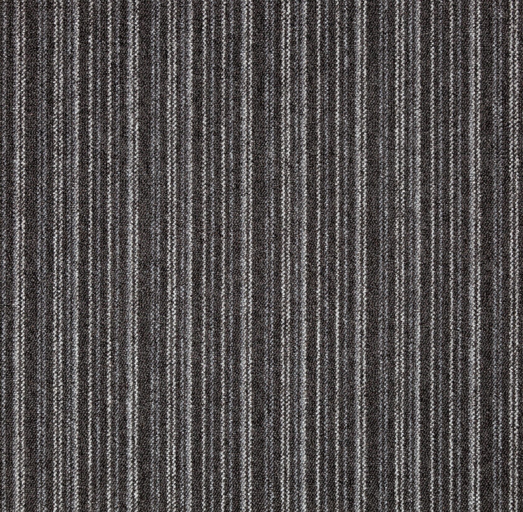 Ковровая плитка "Bonkeel" Space Strip Graphit (500*500*5,9 мм) — купить в Сочи