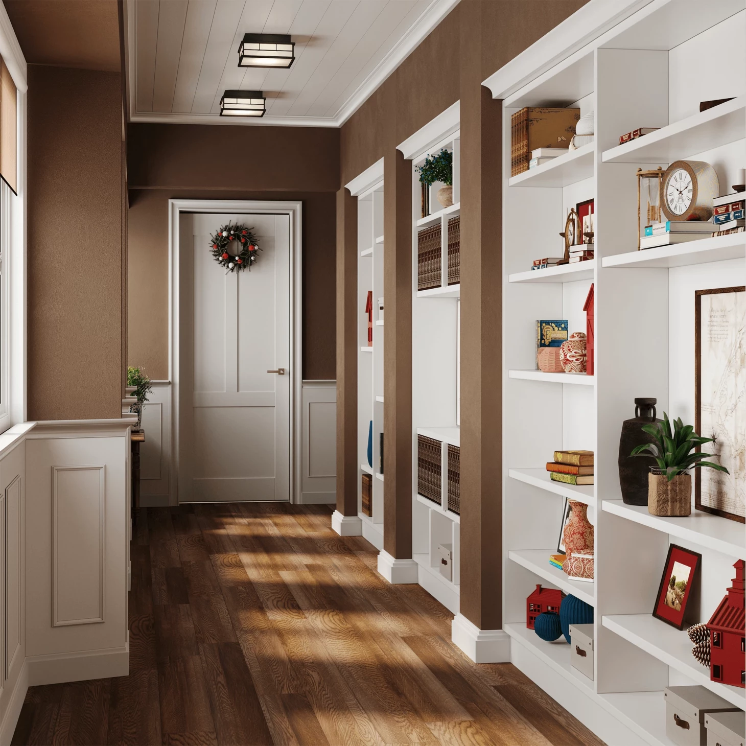 SPC плитка для пола Орех (1220*180*4 мм) — купить в Сочи