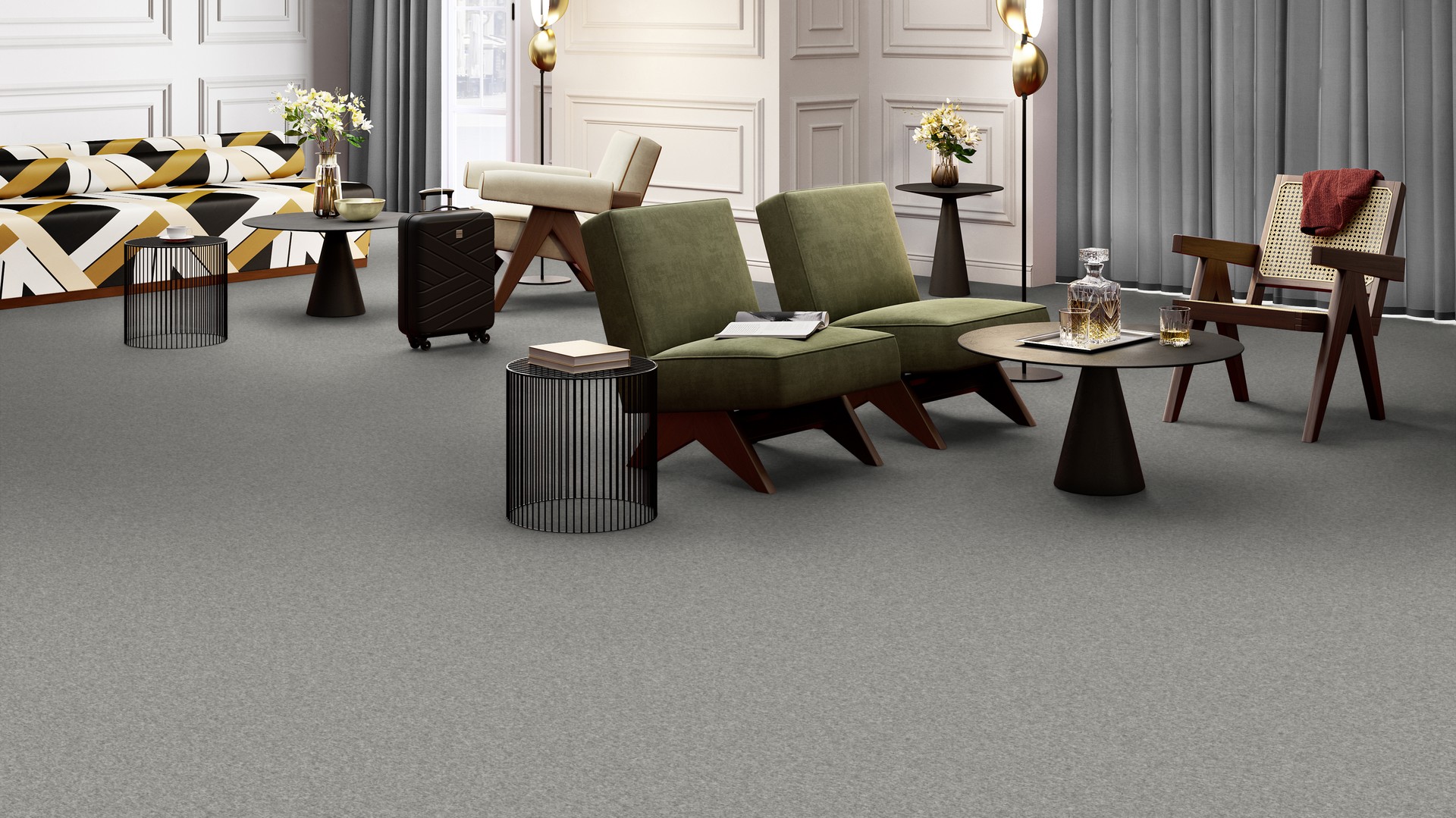 Ковровая плитка Medusa Tile 94 (500*500*5 мм) — купить в Сочи