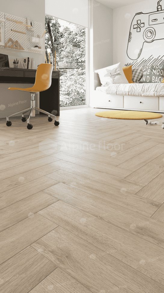 Виниловый ламинат "Alpine Floor" Parquet Light Дуб Медия (600*125*4 мм) — купить в Сочи