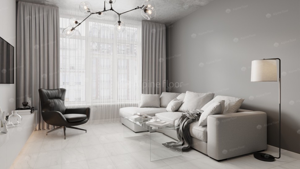 Виниловая плитка "Alpine Floor" Light Stone Брайс (608*303*2,5 мм) — купить в Сочи