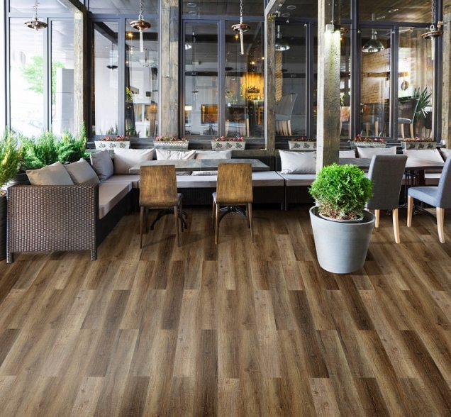 SPC ламинат "CronaFloor" Wood 4V Дуб Чак (1200*180*4 мм) — купить в Сочи