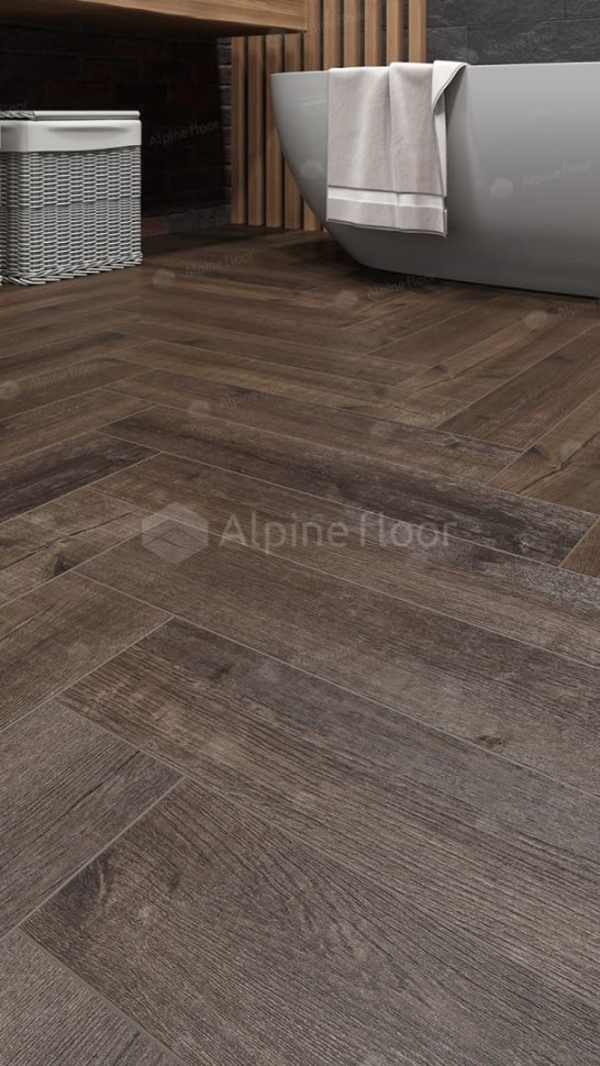 Виниловая плитка "Alpine Floor" Parquet LVT Дуб Альферац (590*118*2,5 мм) — купить в Сочи