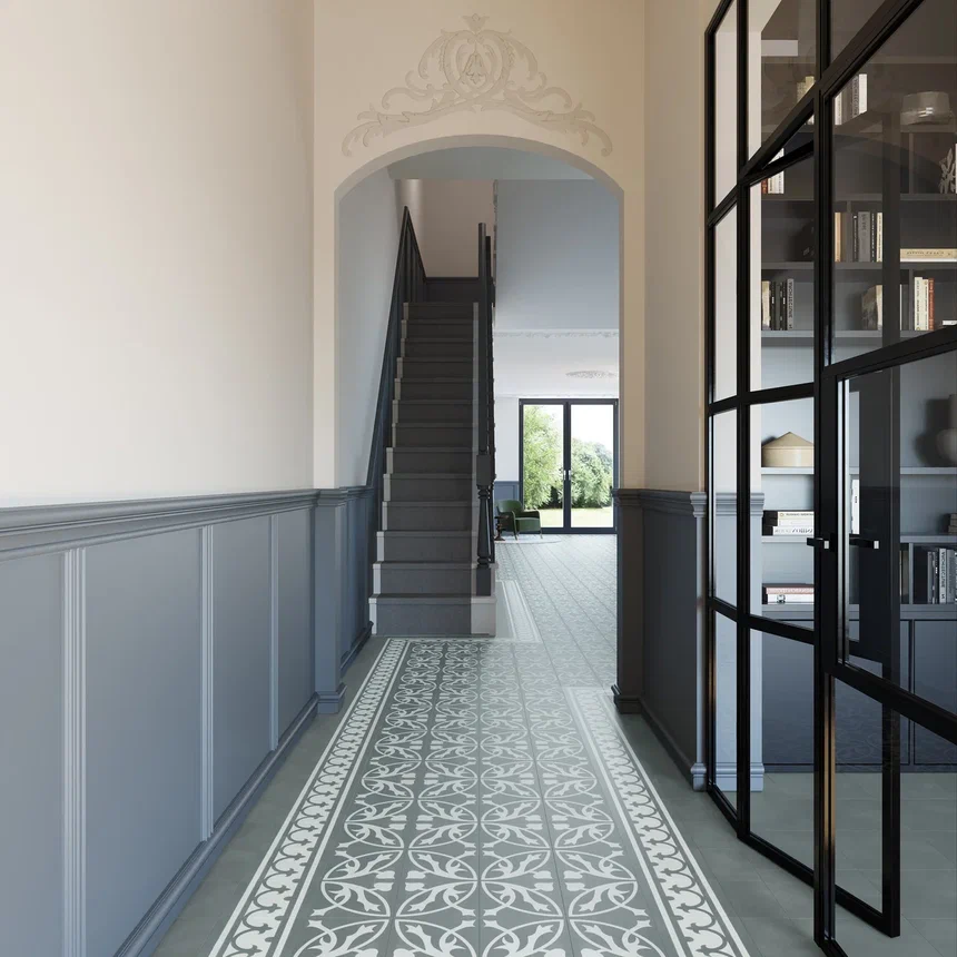 Кварцвиниловая плитка "Invictus" Victorian Deco Smoke (229*229*2,5мм) — купить в Сочи