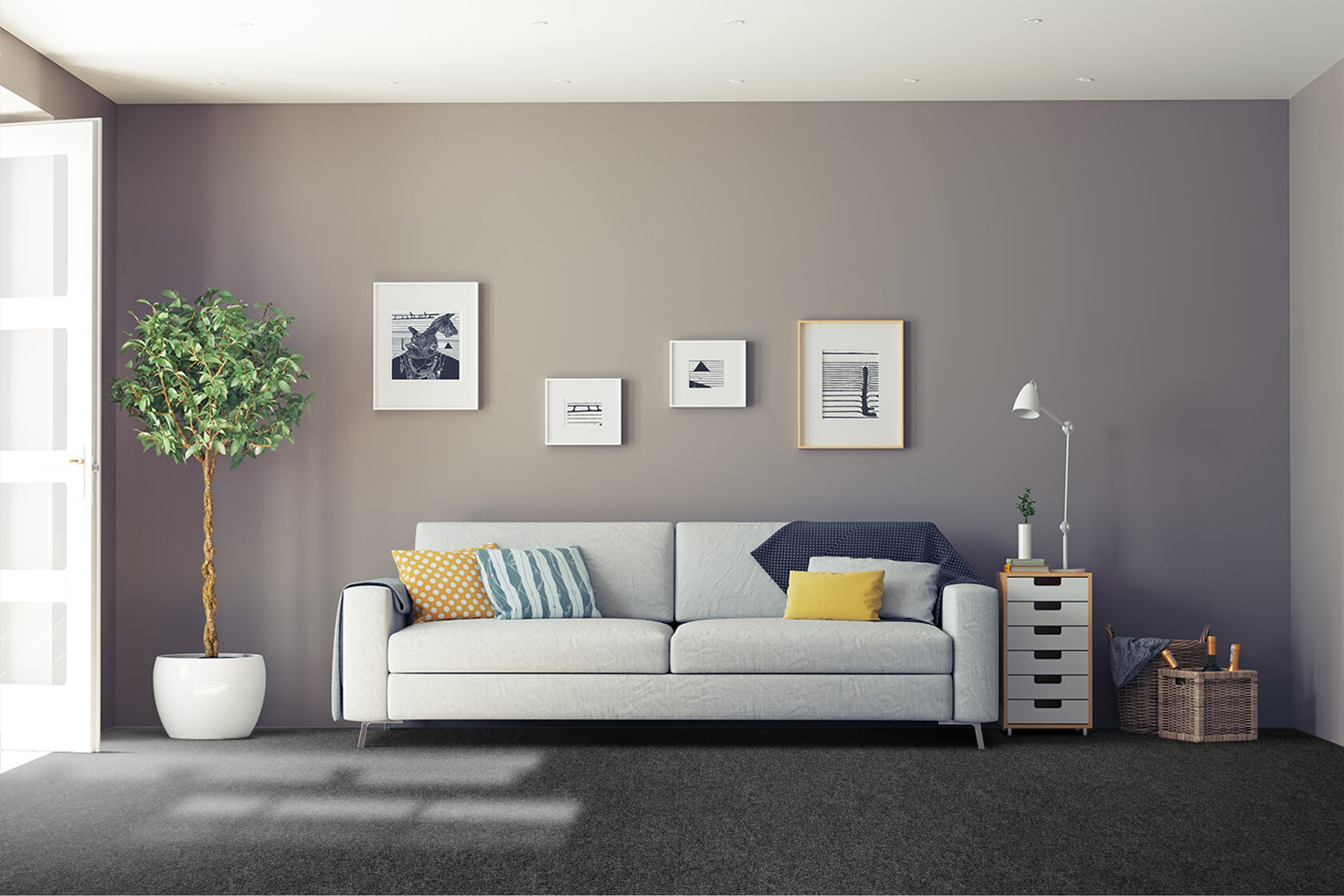 Ковровое покрытие "Bonkeel" Color Rib Ebony 98 (ширина 1м/3м/4м) — купить в Сочи