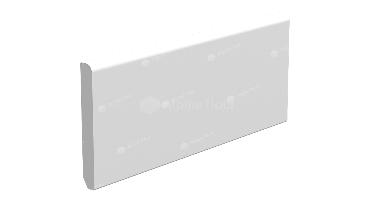 Напольный плинтус Grand Sequoia 11-00 Белый матовый (2200*11*80 мм) — купить в Сочи
