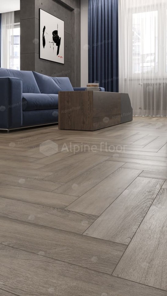 Виниловая плитка "Alpine Floor" Parquet LVT Дуб Исида (590*118*2,5 мм) — купить в Сочи
