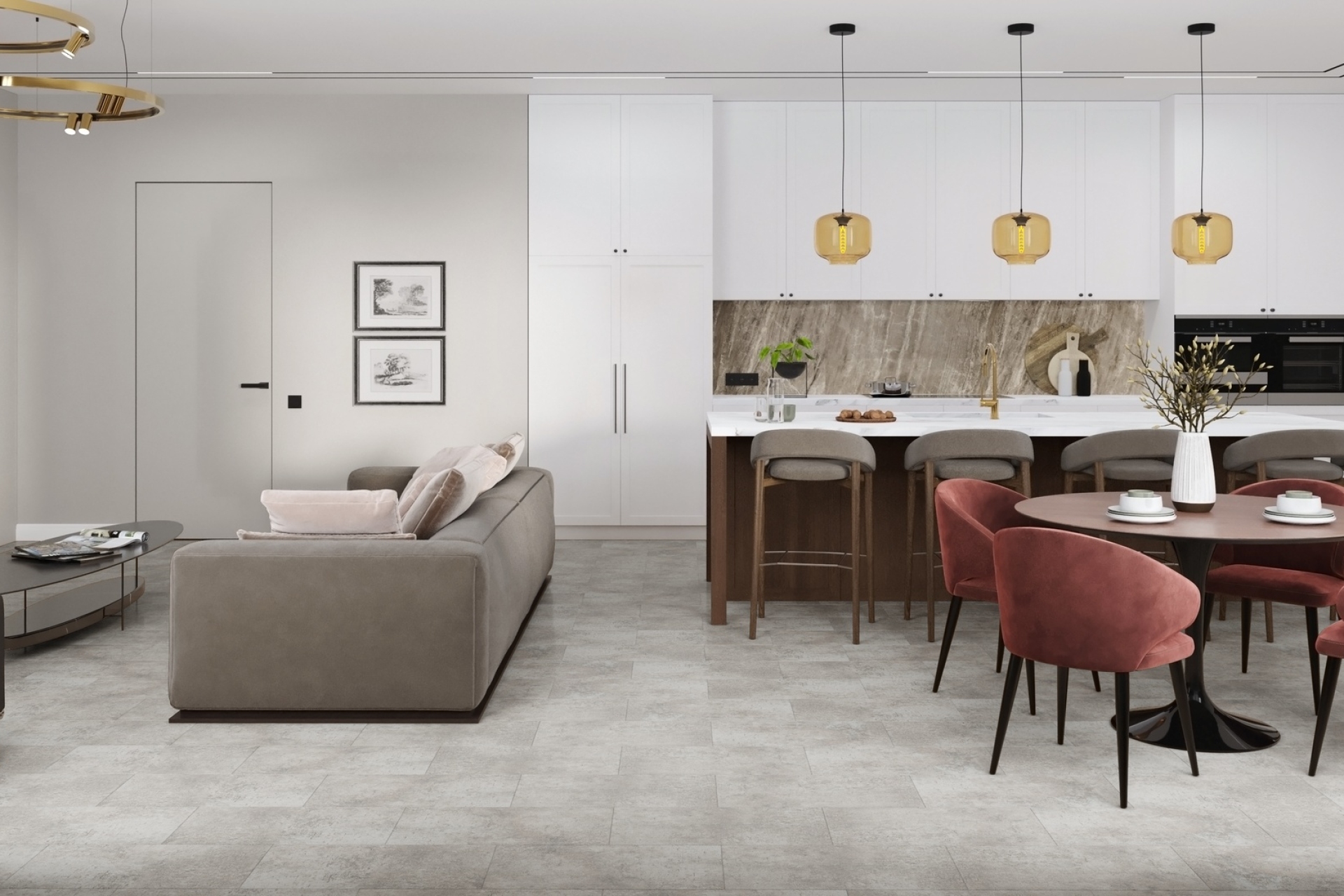 SPC плитка «Damy Floor» Фудзияма (610*305*5 мм) — купить в Сочи