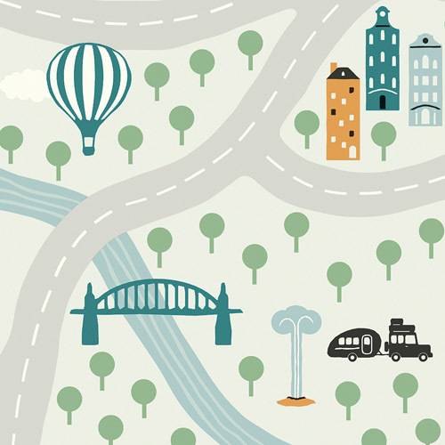 Линолеум бытовой "IVC" Neo Karta 82 (3м) — купить в Сочи