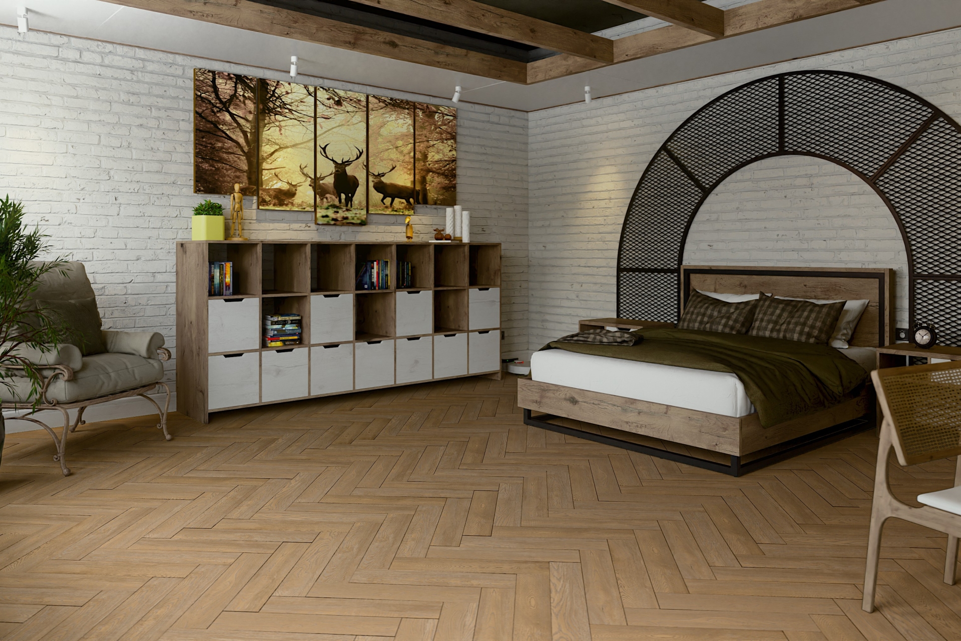 SPC ламинат «Damy Floor» Брайтон (615*123*4 мм) — купить в Сочи