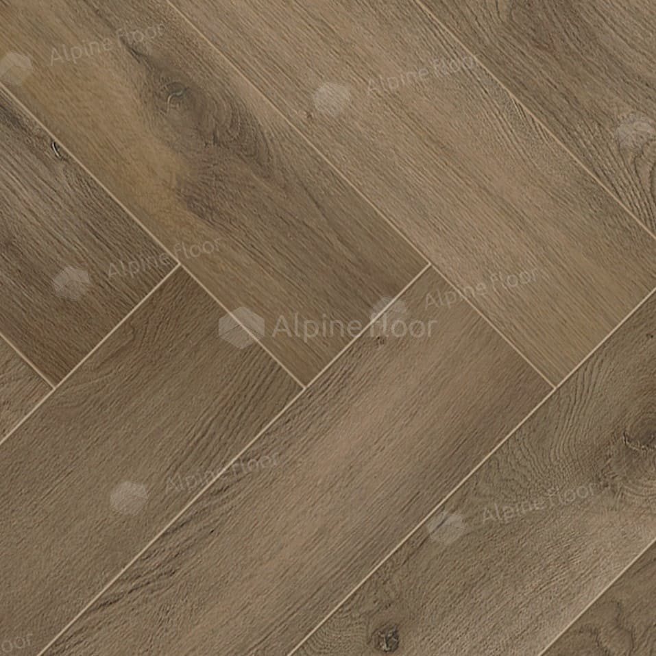 Ламинат "Alpine Floor" Herringbone Дуб Анжу (606*101*8 мм) — купить в Сочи