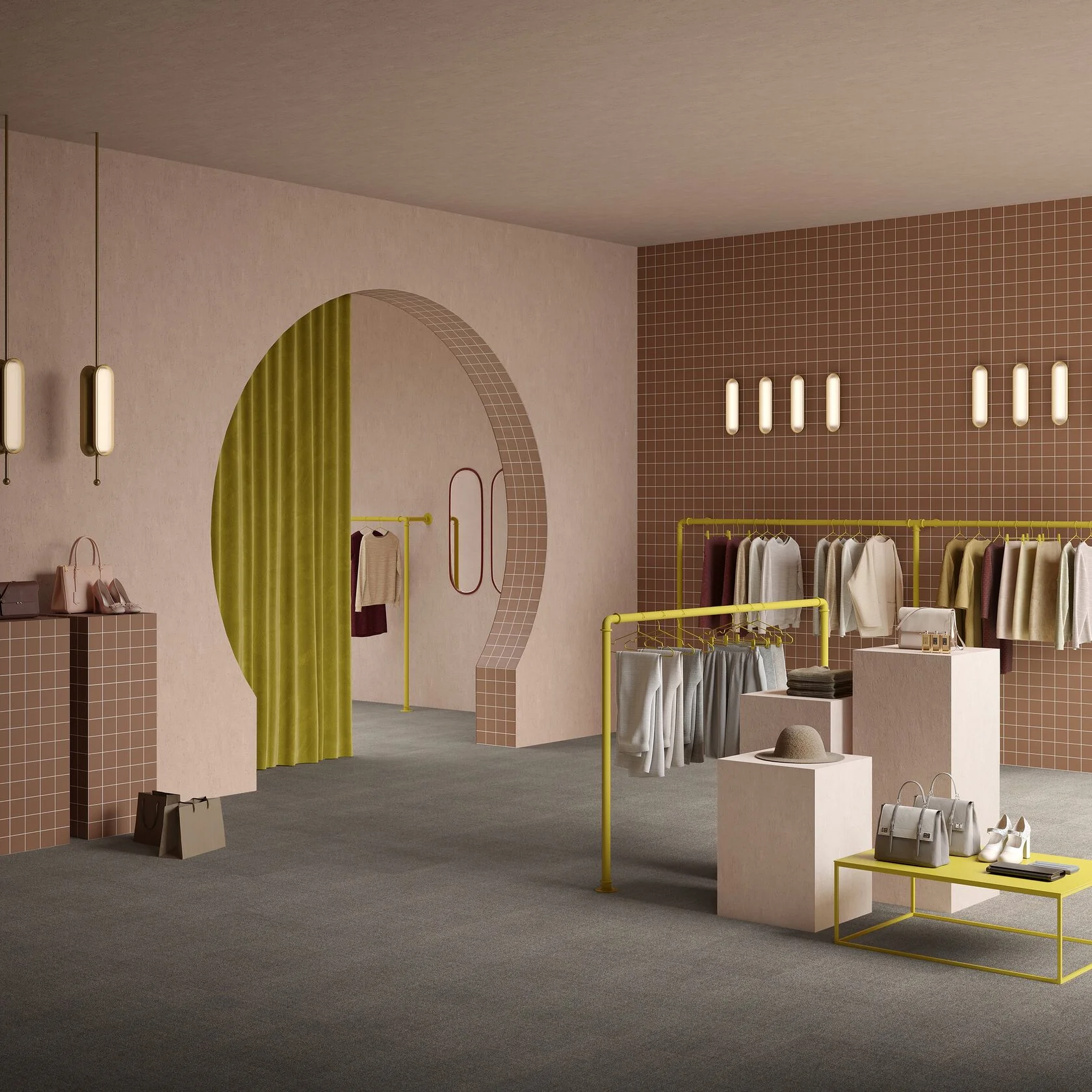 Ковровая плитка Mantra Tile 98 (500*500*6 мм) — купить в Сочи