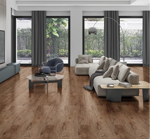 SPC ламинат "CronaFloor" Nano 4V Дуб Античный (1200*180*3,5 мм) — купить в Сочи