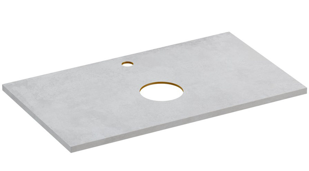 Столешница Moduo Stone 80 из керамогранита Balance 80x45x2 Серый матовый 64186