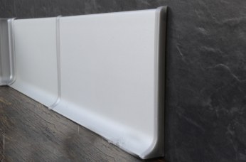 Заглушка к алюминиевому плинтусу 60мм анодированное серебро правая — купить в Сочи