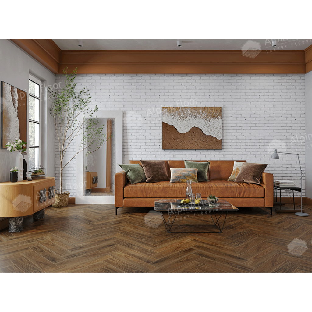 SPC ламинат "Alpine Floor" Орех Кенари (600*125*4 мм) — купить в Сочи