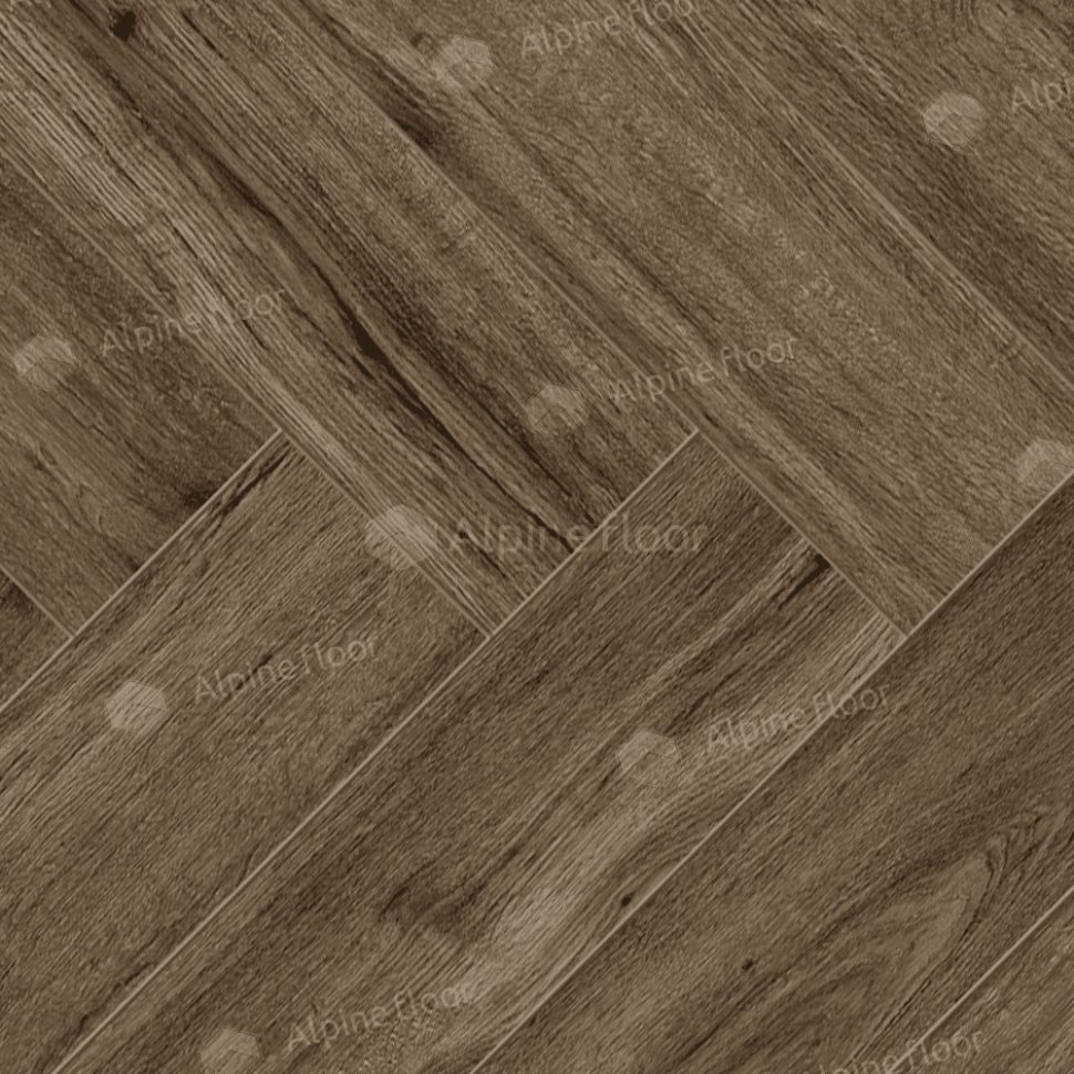 Ламинат "Alpine Floor" Herringbone 12 PRO Дуб Бордо (606*101*12 мм) — купить в Сочи