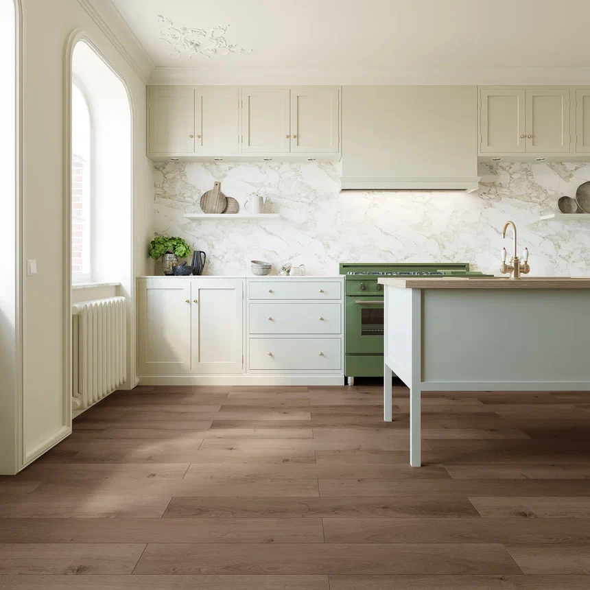 Кварцвиниловая плитка "Invictus" Highland Oak Chocolate (1219*178*2,5мм) — купить в Сочи