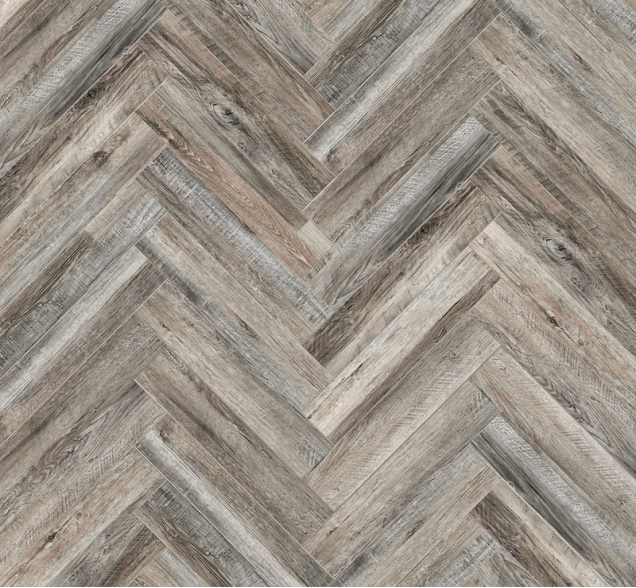 Виниловый ламинат SPC "Cronafloor" Herringbone Дуб Реймс (640*128*4,5 мм) — купить в Сочи