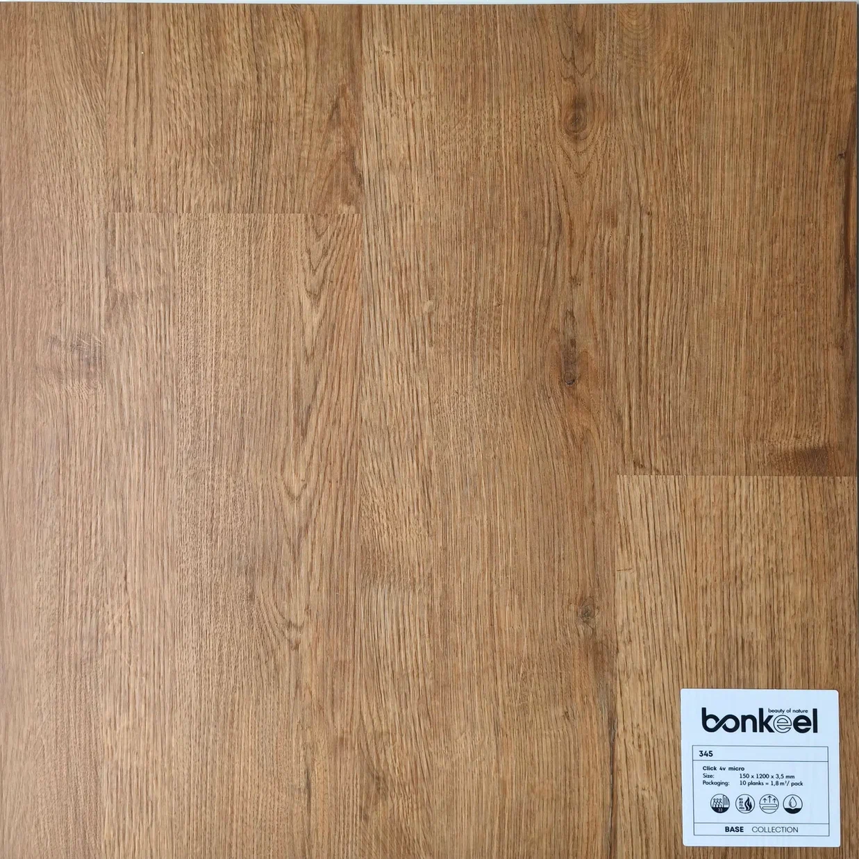 Плитка ПВХ "Bonkeel" Base New 345 (1220*150*3,5 мм) — купить в Сочи