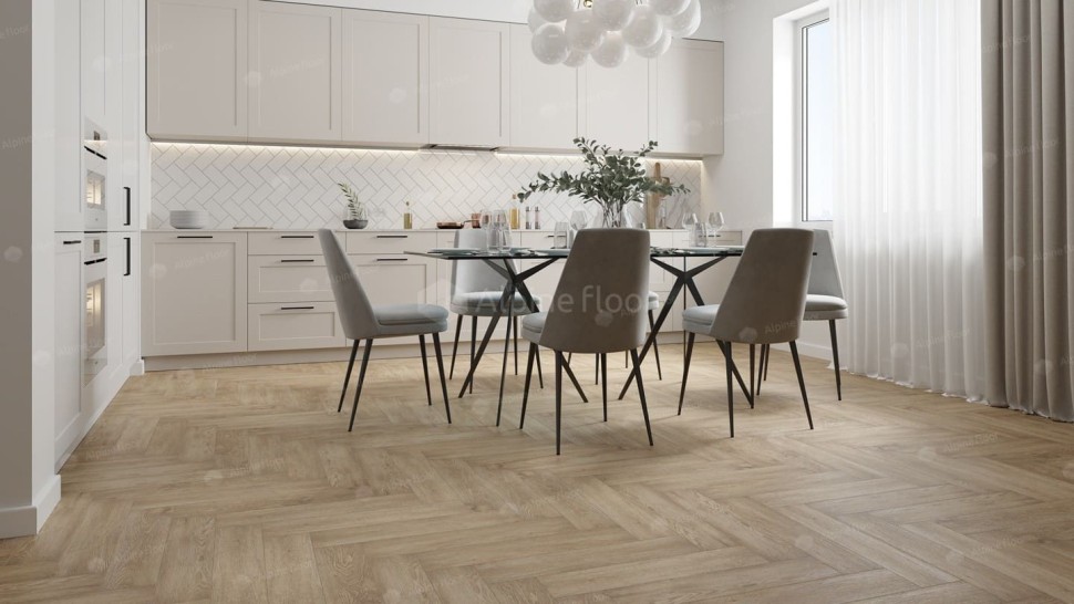 Виниловая плитка "Alpine Floor" Parquet LVT Дуб Ваниль Селект (590*118*2,5 мм) — купить в Сочи