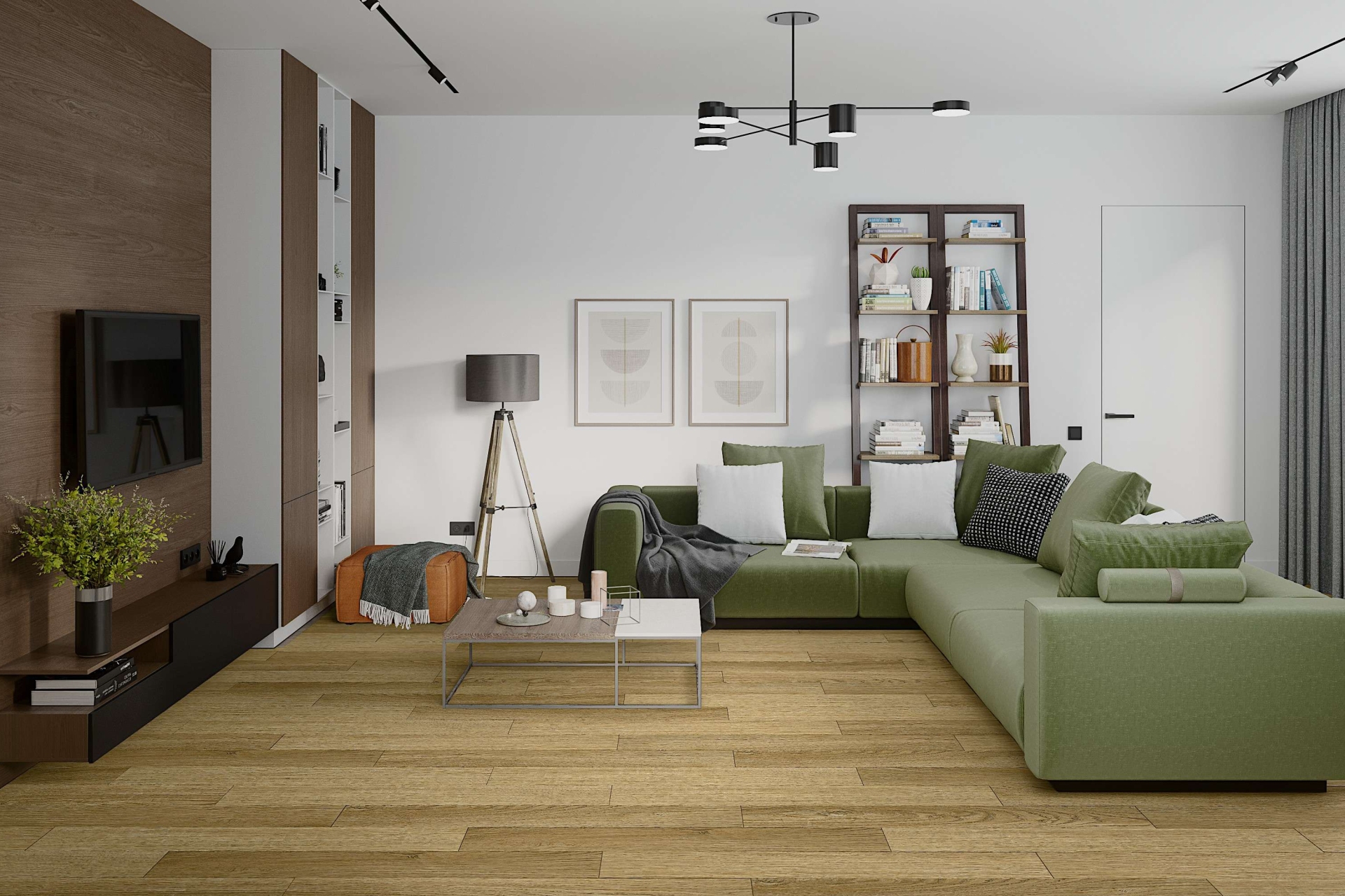 SPC ламинат «Damy Floor» Дуб Золотой (1220*180*4 мм) — купить в Сочи