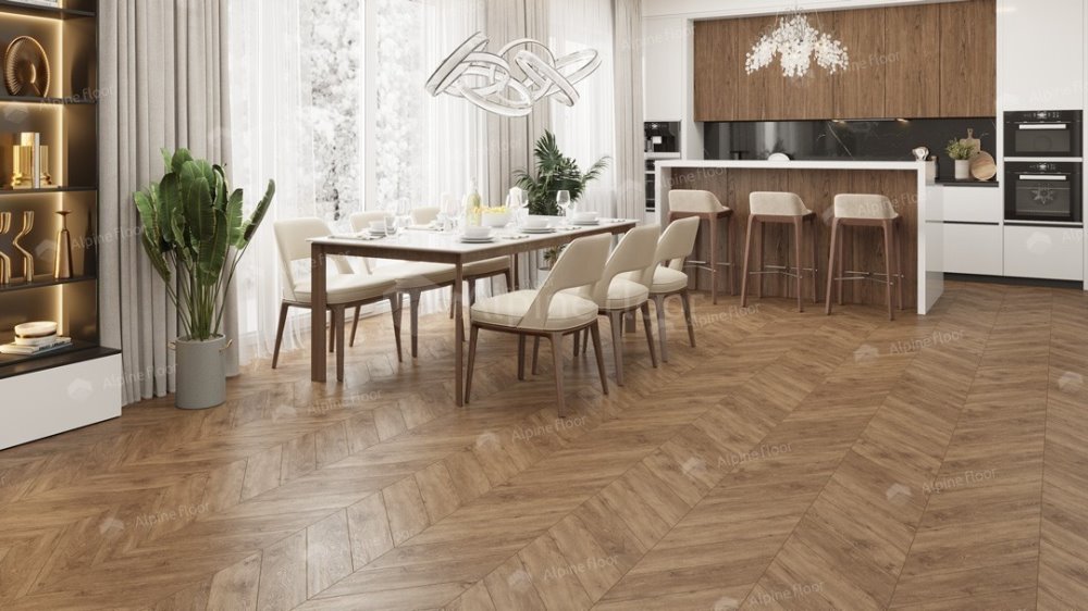 LVT плитка "Alpine Floor" Гевуина (555*127*2,5 мм) — купить в Сочи