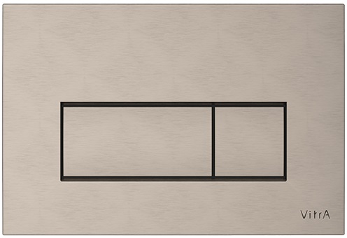 Клавиша смыва Root Square, цвет никель 740-2395