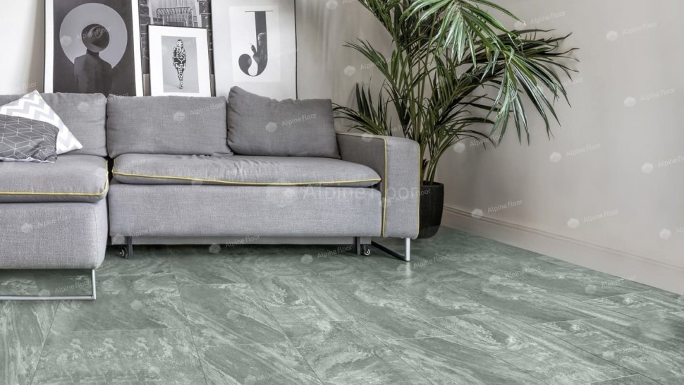 Виниловая плитка "Alpine Floor" Light Stone Хэмпшир (608*303*2,5 мм) — купить в Сочи