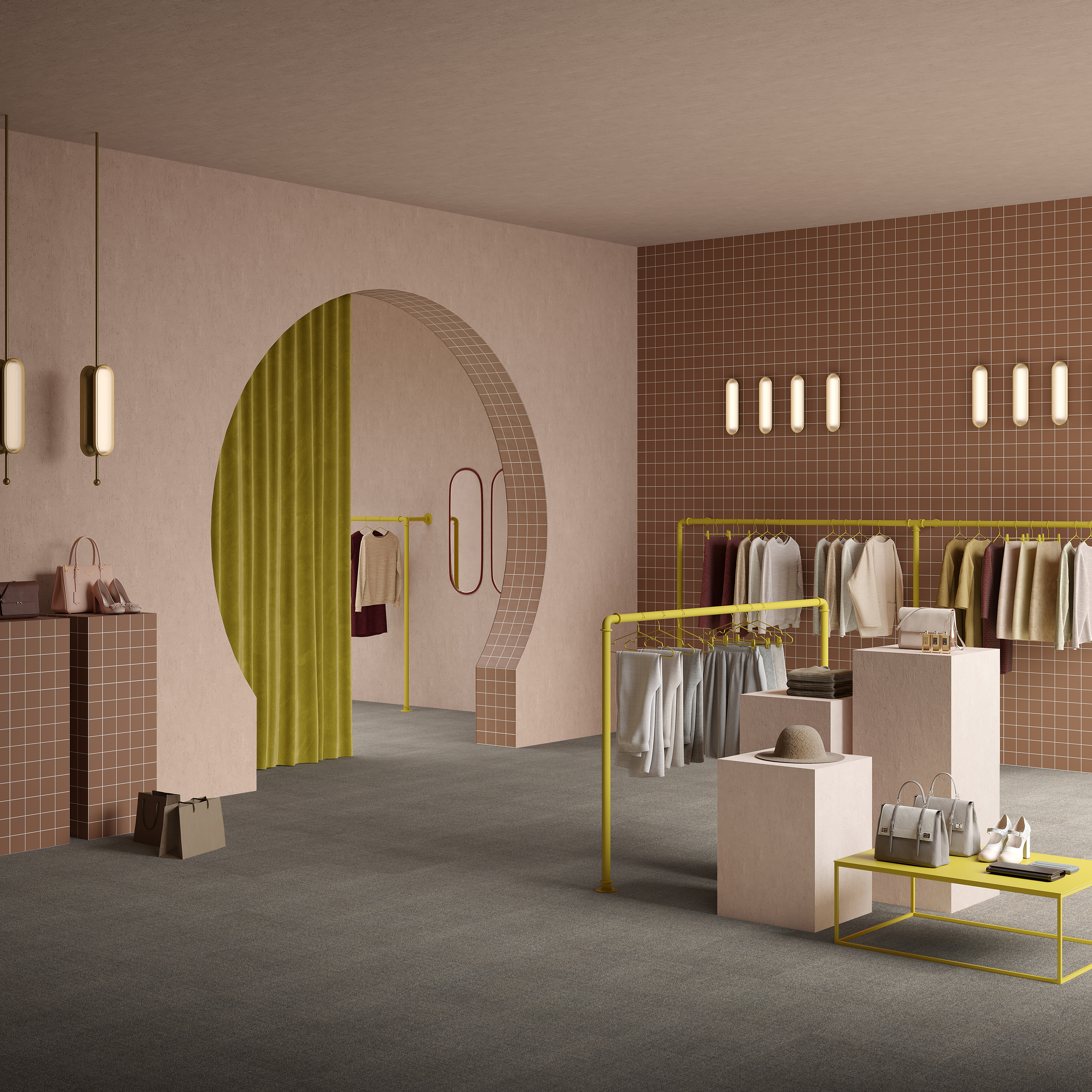 Ковровая плитка Mantra Tile 94 (500*500*6 мм) — купить в Сочи