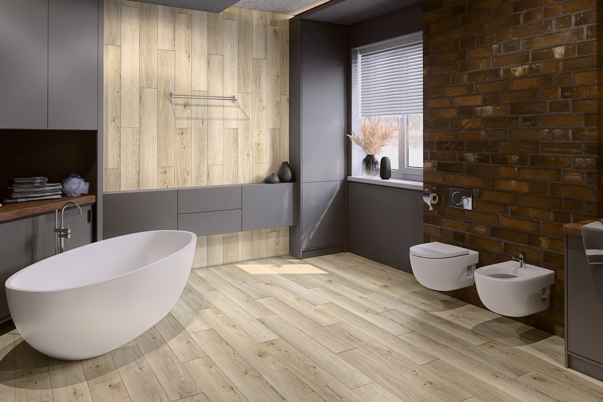 SPC ламинат «Damy Floor» Дуб Кавказский (1220*180*4 мм) — купить в Сочи