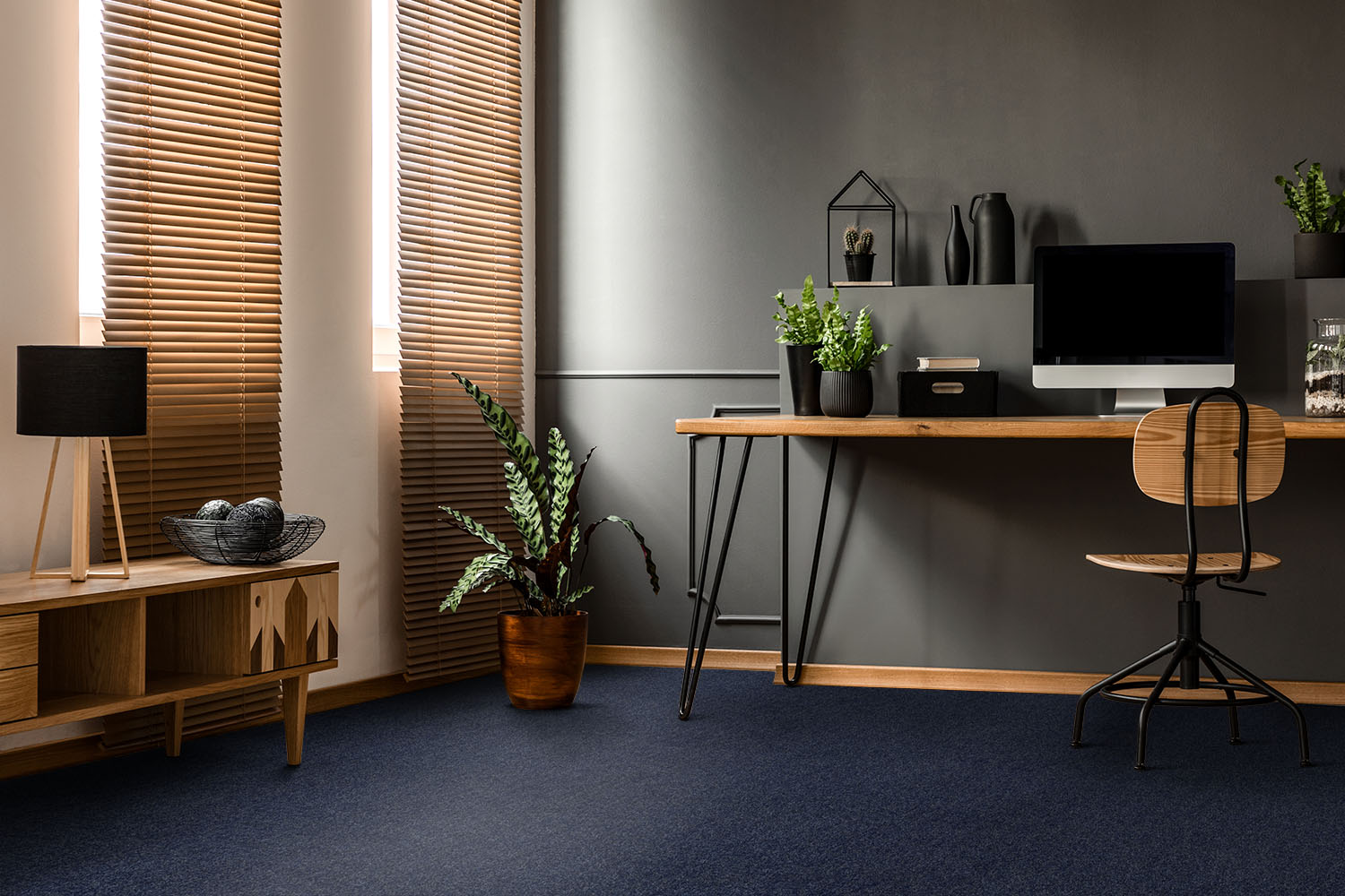 Ковровое покрытие "Bonkeel" Color Rib Blue Bottle 78 (ширина 1м/3м/4м) — купить в Сочи