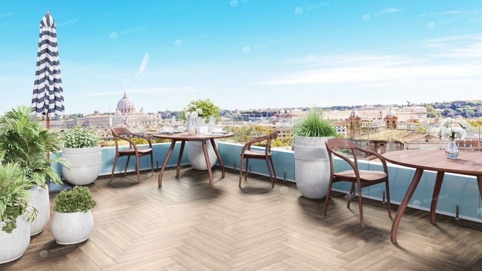 Виниловая плитка "Alpine Floor" Parquet LVT Макадамия (590*118*2,5 мм) — купить в Сочи