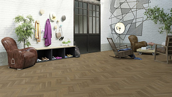 Кварцвиниловая плитка "Invictus" New England Oak Toffee (406*102*2,5мм) — фото и характеристики