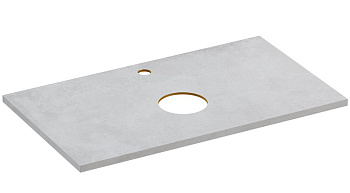 Столешница Moduo Stone 80 из керамогранита Balance 80x45x2 Серый матовый 64186