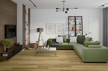 SPC ламинат «Damy Floor» Дуб Золотой (1220*180*4 мм) — фото и характеристики