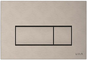 Клавиша смыва Root Square, цвет никель 740-2395